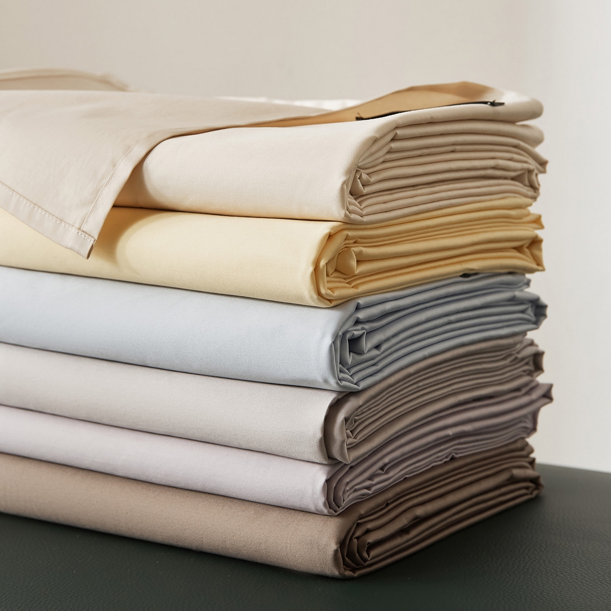 91家纺网 家纺一手货源 找家纺 EH家居 2026新款长绒棉安缦之境单品系列单床单 组合图仅供展示