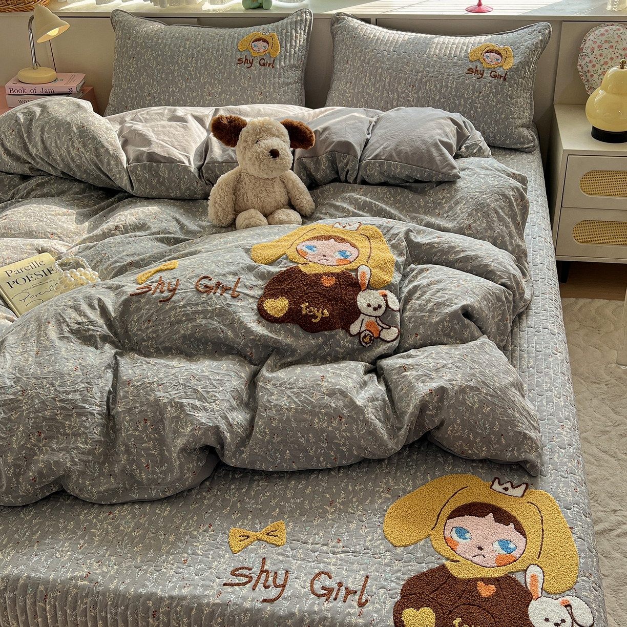 91家纺网 家纺一手货源 找家纺 （总）水墨江南 2026直播热款加厚仿棉古法水洗棉夹棉床盖系列