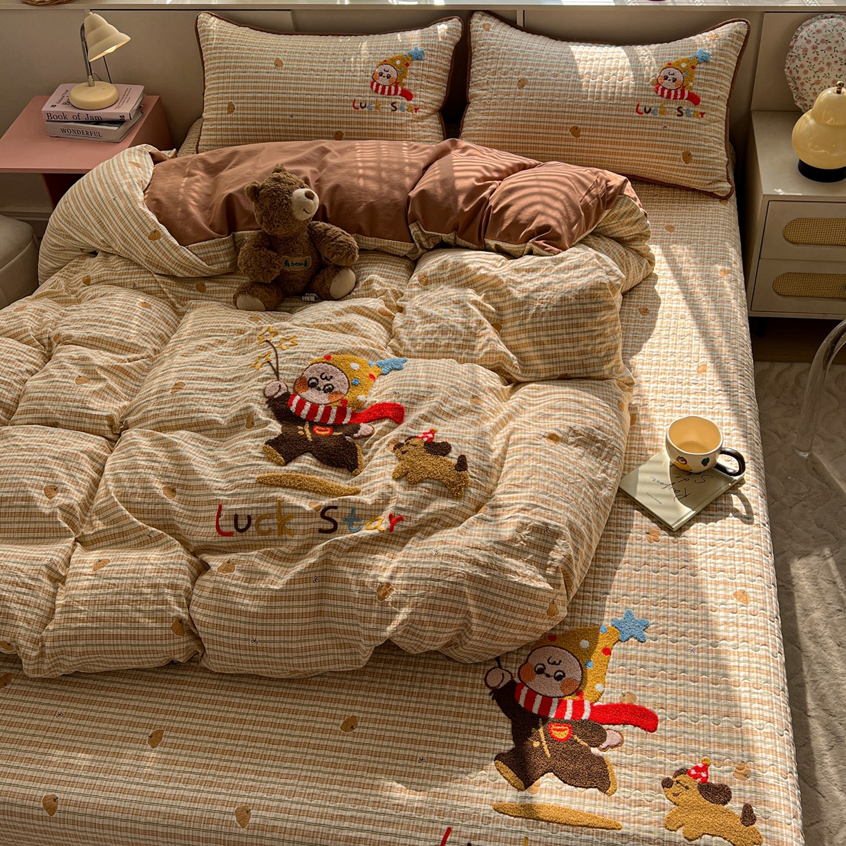 91家纺网 家纺一手货源 找家纺 （总）水墨江南 2026直播热款加厚仿棉古法水洗棉夹棉床盖系列