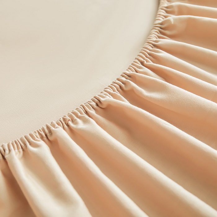 91家纺网 家纺一手货源 找家纺 名优家纺 2026新款纯色高密全棉纯棉床笠单床笠床笠单件 卡其棕