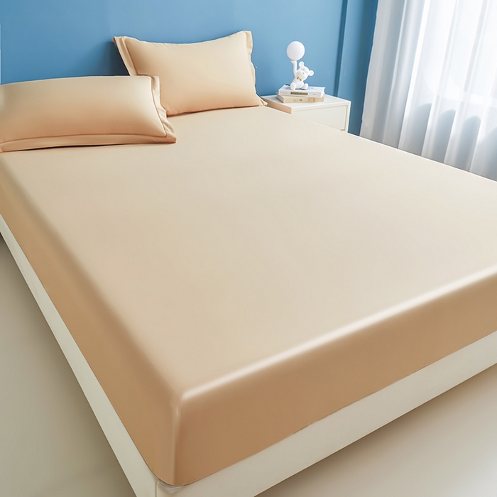 91家纺网 家纺一手货源 找家纺 名优家纺 2026新款纯色高密全棉纯棉床笠单床笠床笠单件 卡其棕