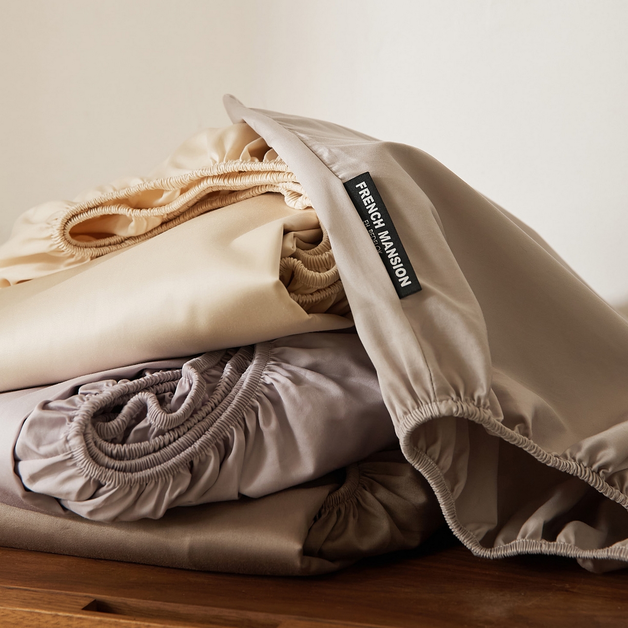 91家纺网 家纺一手货源 找家纺 （总）EH家居 2026新款长绒棉安缦之境单品系列单床笠