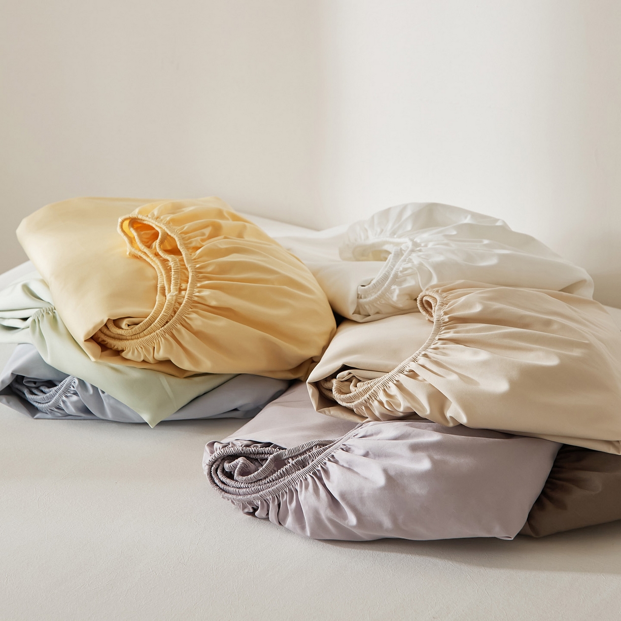 91家纺网 家纺一手货源 找家纺 （总）EH家居 2026新款长绒棉安缦之境单品系列单床笠