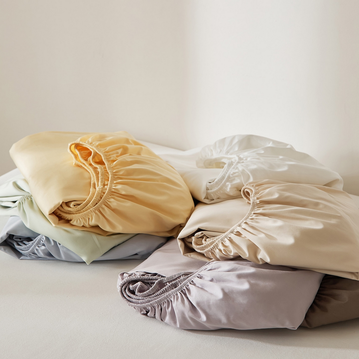 91家纺网 家纺一手货源 找家纺 （总）EH家居 2026新款长绒棉安缦之境单品系列单床笠