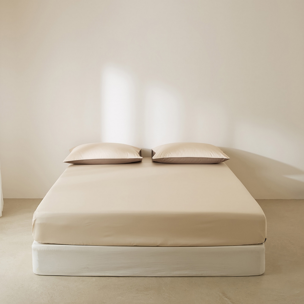 EH家居 2026新款长绒棉安缦之境单品系列单床笠 安缦之境-浅香槟色