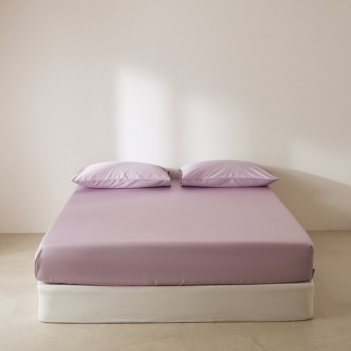 91家纺网 家纺一手货源 找家纺 EH家居 2026新款长绒棉安缦之境单品系列单床笠 安缦之境-暮藤紫