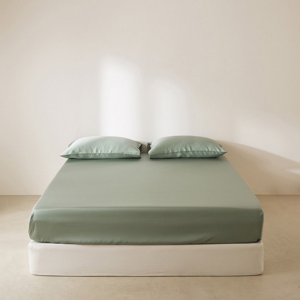 EH家居 2026新款长绒棉安缦之境单品系列单床笠 安缦之境-藻绿