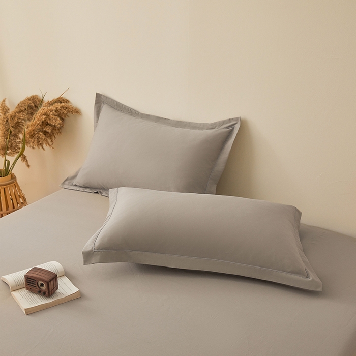 91家纺网 家纺一手货源 找家纺 名优家纺 2026新款纯色高密全棉纯棉床笠单床笠床笠单件 浅灰