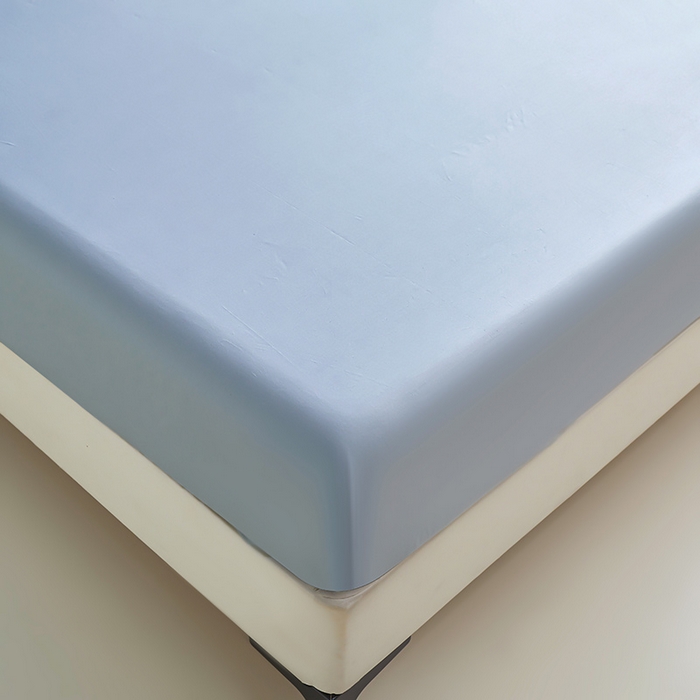 91家纺网 家纺一手货源 找家纺 名优家纺 2026新款纯色高密全棉纯棉床笠单床笠床笠单件 天空蓝