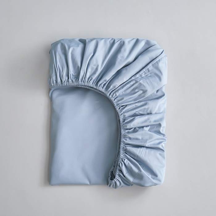 91家纺网 家纺一手货源 找家纺 名优家纺 2026新款纯色高密全棉纯棉床笠单床笠床笠单件 天空蓝