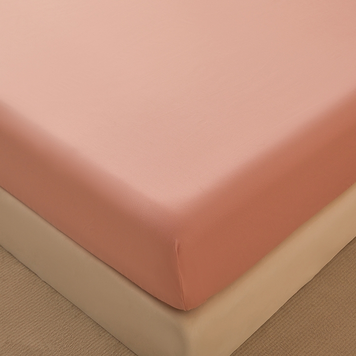 91家纺网 家纺一手货源 找家纺 名优家纺 2026新款纯色高密全棉纯棉床笠单床笠床笠单件 樱花粉