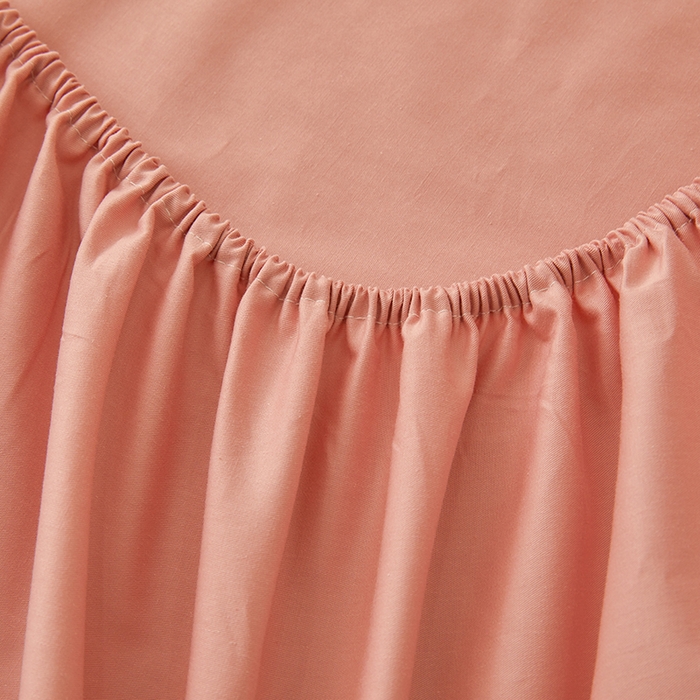 91家纺网 家纺一手货源 找家纺 名优家纺 2026新款纯色高密全棉纯棉床笠单床笠床笠单件 樱花粉