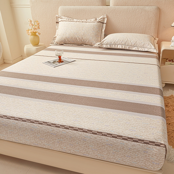 91家纺网 家纺一手货源 找家纺 名优家纺 2026新款纯色高密全棉纯棉床笠单床笠床笠单件 初简