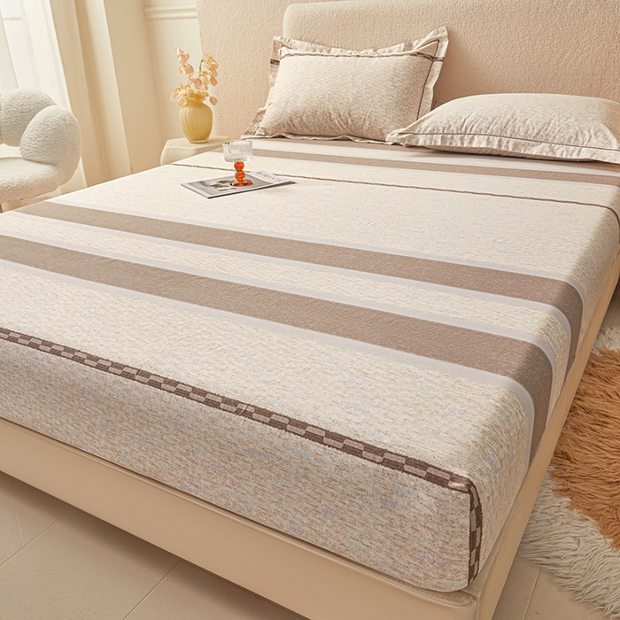 91家纺网 家纺一手货源 找家纺 名优家纺 2026新款纯色高密全棉纯棉床笠单床笠床笠单件 初简