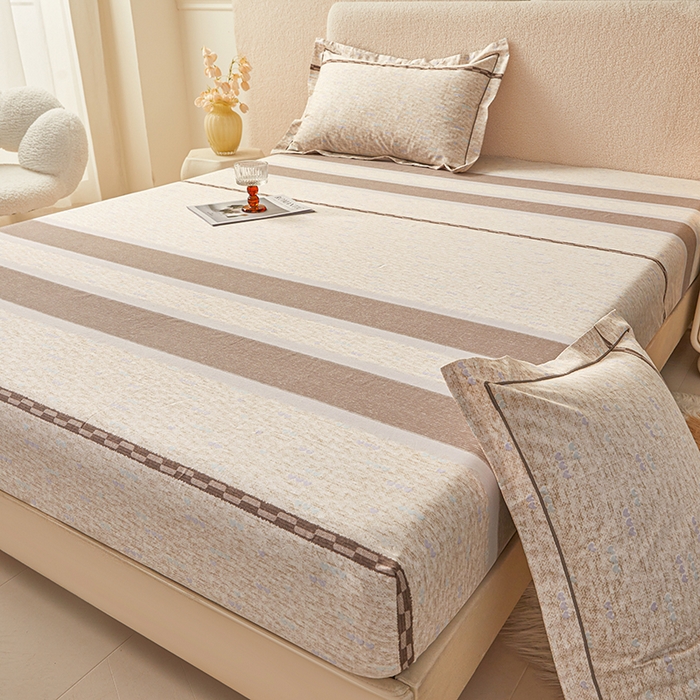 91家纺网 家纺一手货源 找家纺 名优家纺 2026新款纯色高密全棉纯棉床笠单床笠床笠单件 初简