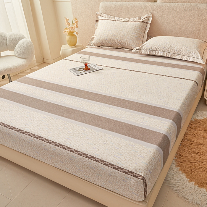 91家纺网 家纺一手货源 找家纺 名优家纺 2026新款纯色高密全棉纯棉床笠单床笠床笠单件 初简