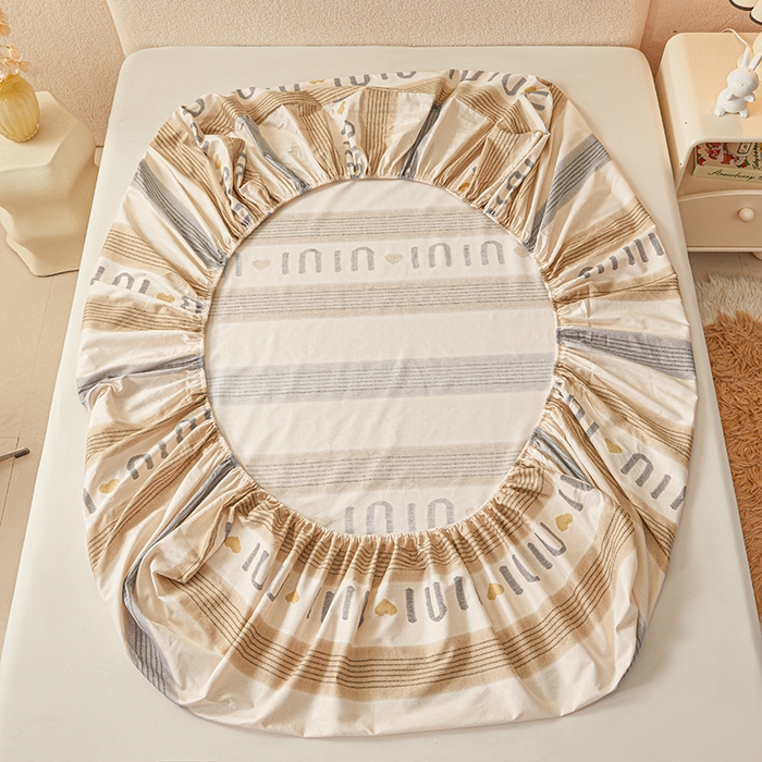 91家纺网 家纺一手货源 找家纺 名优家纺 2026新款纯色高密全棉纯棉床笠单床笠床笠单件 初见-咖