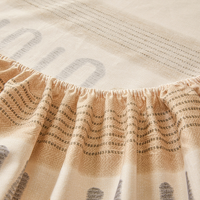 91家纺网 家纺一手货源 找家纺 名优家纺 2026新款纯色高密全棉纯棉床笠单床笠床笠单件 初见-咖