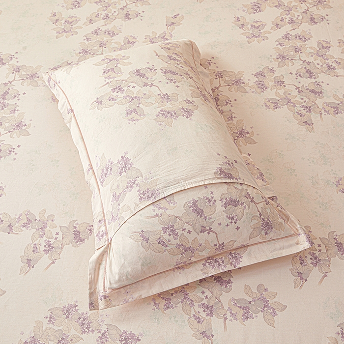 91家纺网 家纺一手货源 找家纺 名优家纺 2026新款纯色高密全棉纯棉床笠单床笠床笠单件 春日序-紫