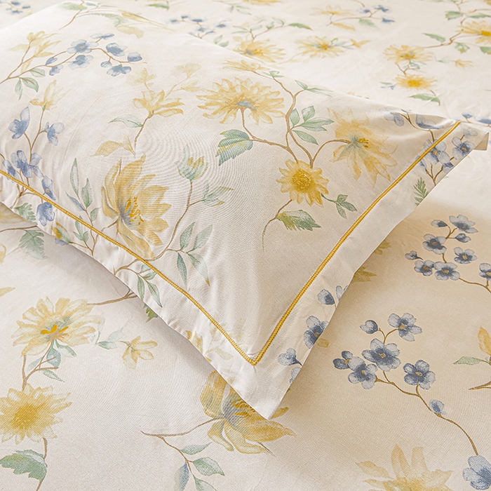 91家纺网 家纺一手货源 找家纺 名优家纺 2026新款纯色高密全棉纯棉床笠单床笠床笠单件 洛颜-蓝