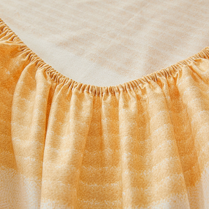 91家纺网 家纺一手货源 找家纺 名优家纺 2026新款纯色高密全棉纯棉床笠单床笠床笠单件 暖冬-桔