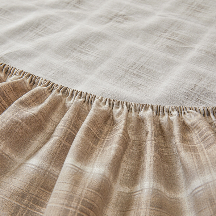 91家纺网 家纺一手货源 找家纺 名优家纺 2026新款纯色高密全棉纯棉床笠单床笠床笠单件 软麻-咖