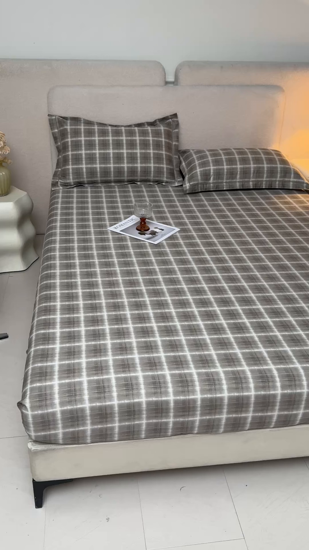 91家纺网 家纺一手货源 找家纺 名优家纺 2026新款纯色高密全棉纯棉床笠单床笠床笠单件 软麻-咖