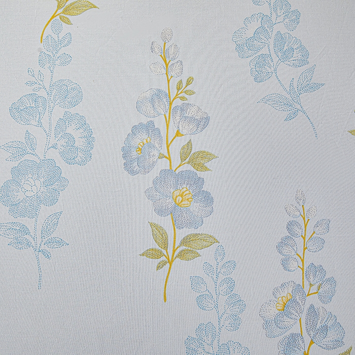 91家纺网 家纺一手货源 找家纺 名优家纺 2026新款纯色高密全棉纯棉床笠单床笠床笠单件 绣花仙-蓝