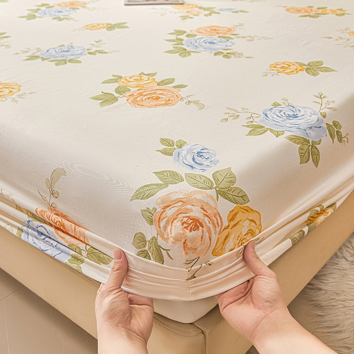 91家纺网 家纺一手货源 找家纺 名优家纺 2026新款纯色高密全棉纯棉床笠单床笠床笠单件 絮棠-米