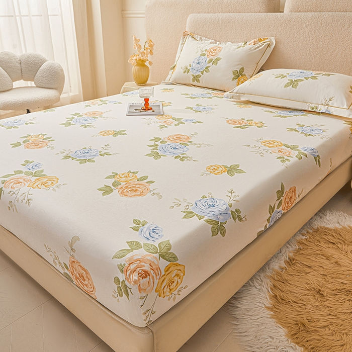 91家纺网 家纺一手货源 找家纺 名优家纺 2026新款纯色高密全棉纯棉床笠单床笠床笠单件 絮棠-米