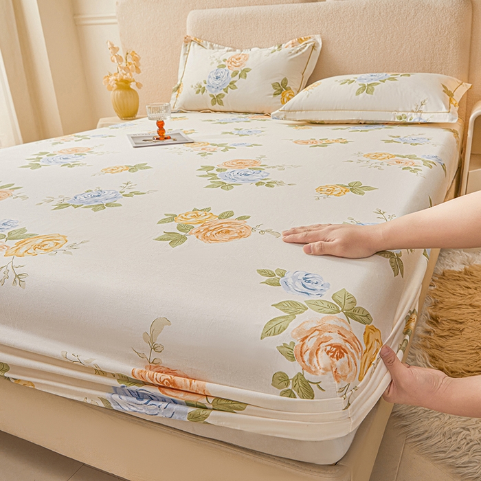 91家纺网 家纺一手货源 找家纺 名优家纺 2026新款纯色高密全棉纯棉床笠单床笠床笠单件 絮棠-米