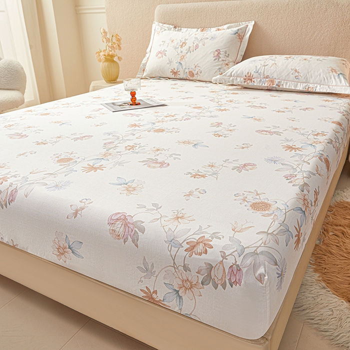 91家纺网 家纺一手货源 找家纺 名优家纺 2026新款纯色高密全棉纯棉床笠单床笠床笠单件 与美集-米