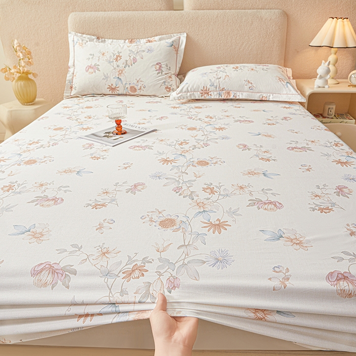 91家纺网 家纺一手货源 找家纺 名优家纺 2026新款纯色高密全棉纯棉床笠单床笠床笠单件 与美集-米