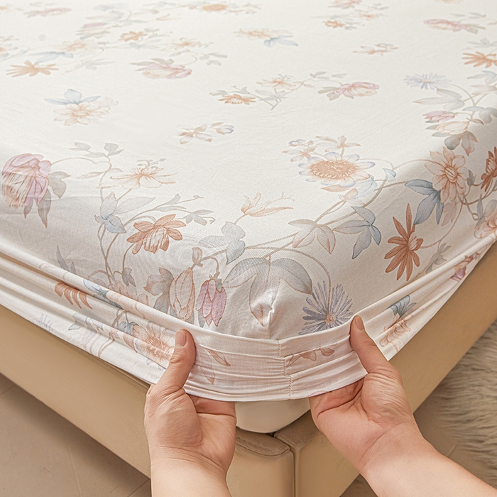 91家纺网 家纺一手货源 找家纺 名优家纺 2026新款纯色高密全棉纯棉床笠单床笠床笠单件 与美集-米