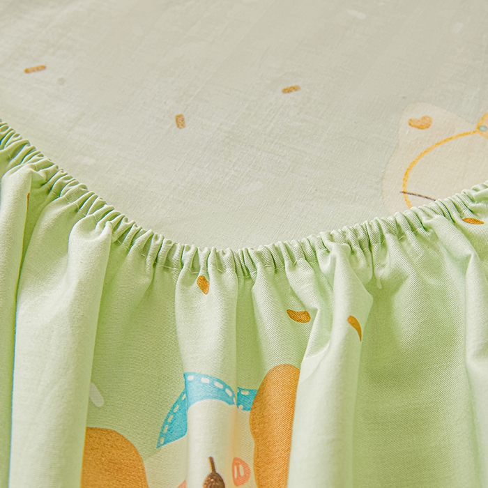 91家纺网 家纺一手货源 找家纺 名优家纺 2026新款纯色高密全棉纯棉床笠单床笠床笠单件 予甜-绿