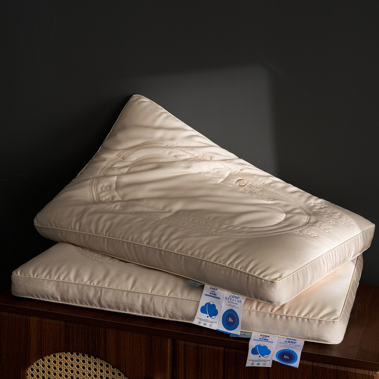 91家纺网 家纺一手货源 找家纺 （总）乐可 2025新款眠度星球枕全棉蚕丝枕 枕头枕芯