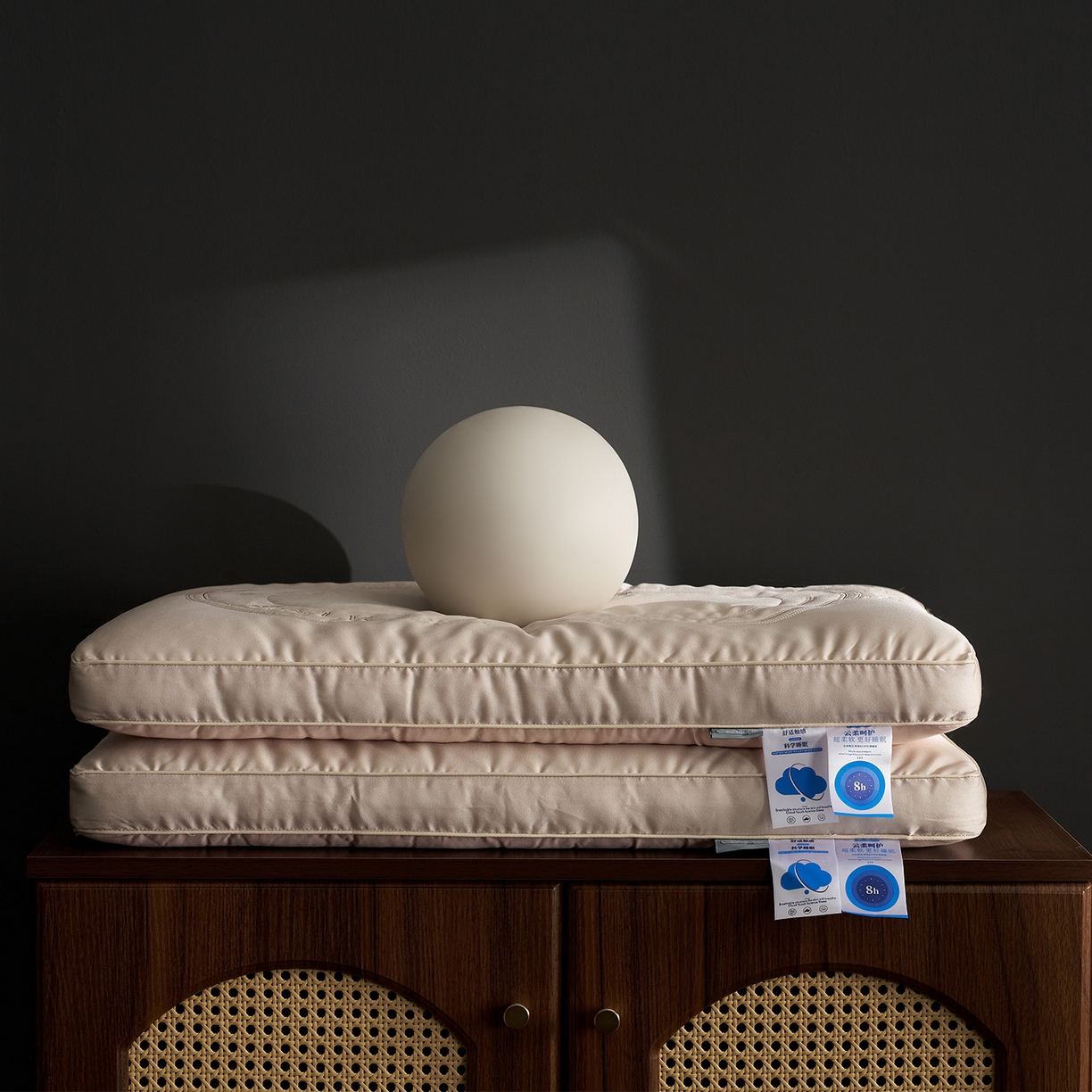 91家纺网 家纺一手货源 找家纺 （总）乐可 2025新款眠度星球枕全棉蚕丝枕 枕头枕芯