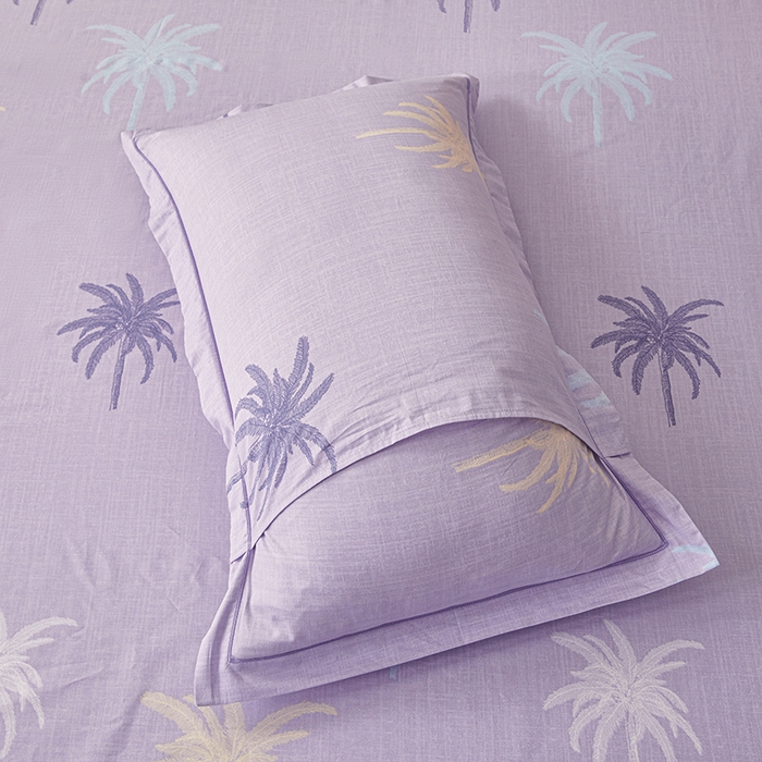 91家纺网 家纺一手货源 找家纺 名优家纺 2026新款纯色高密全棉纯棉床笠单床笠床笠单件 云璟-紫