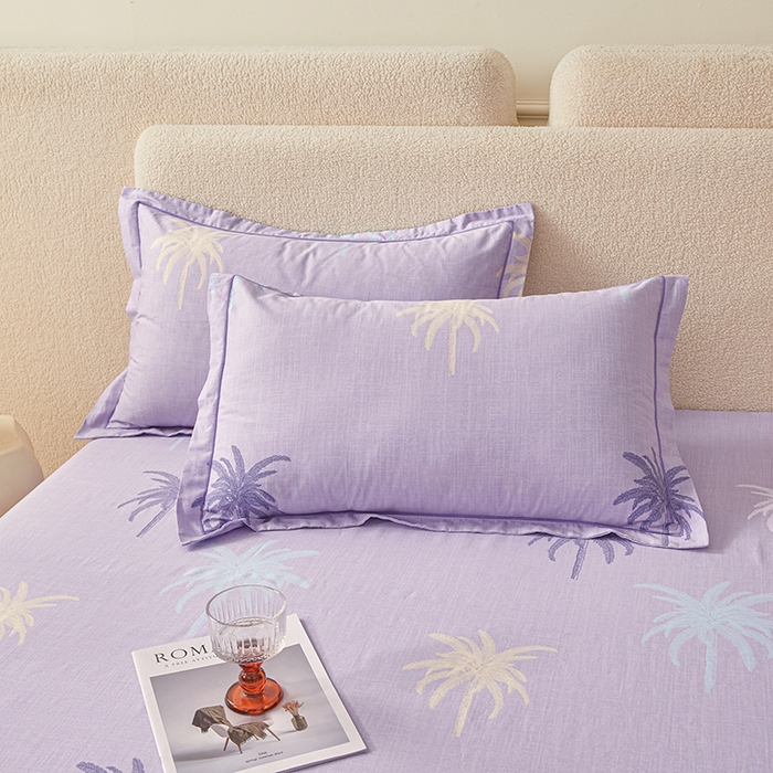 91家纺网 家纺一手货源 找家纺 名优家纺 2026新款纯色高密全棉纯棉床笠单床笠床笠单件 云璟-紫