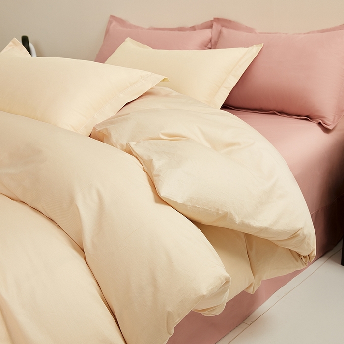 91家纺网 家纺一手货源 找家纺 （总）名优家纺 2026新款60S13374高支密全棉印花纯色四件套