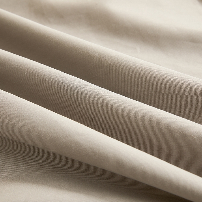 91家纺网 家纺一手货源 找家纺 名优家纺 2026新款60S13374高支密全棉印花纯色四件套 浅灰