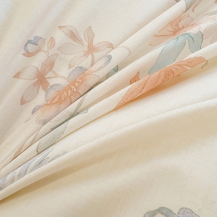 91家纺网 家纺一手货源 找家纺 名优家纺 2026新款60S13374高支密全棉印花纯色四件套 与美集