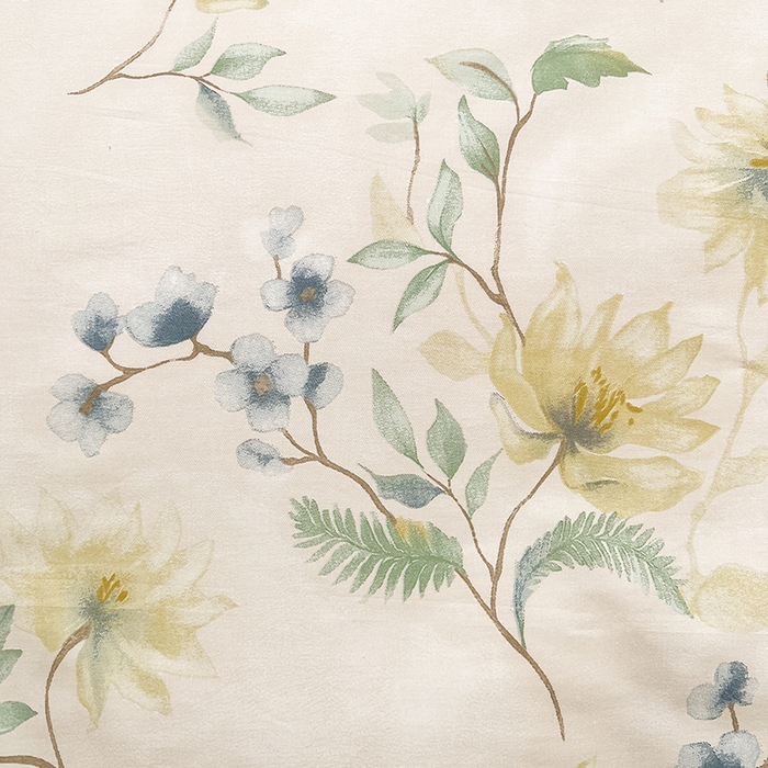 91家纺网 家纺一手货源 找家纺 名优家纺 2026新款60S13374高支密全棉印花纯色四件套 洛颜-蓝