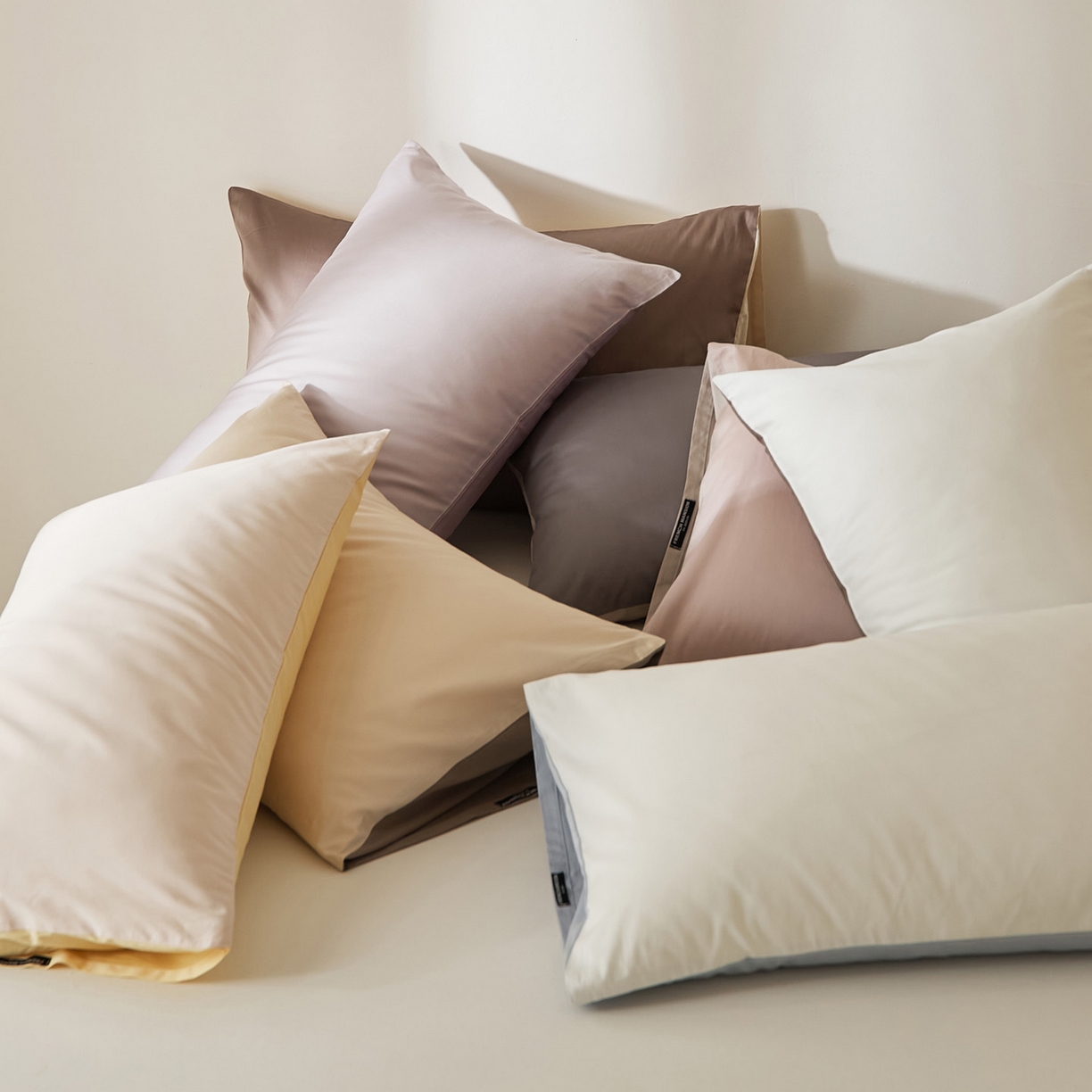 91家纺网 家纺一手货源 找家纺 （总）EH家居 2026新款长绒棉安缦之境单品系列单枕套