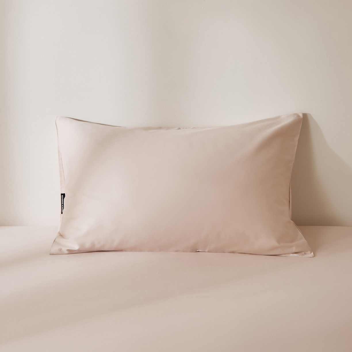 91家纺网 家纺一手货源 找家纺 EH家居 2026新款长绒棉安缦之境单品系列单枕套 AA版-安缦之境-贝壳粉