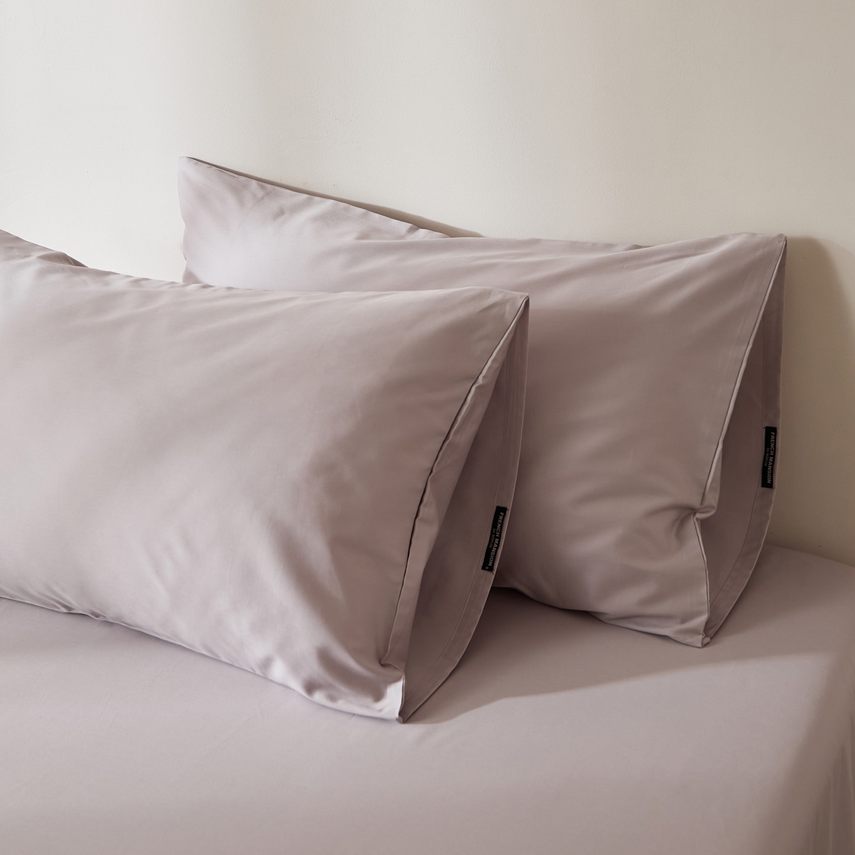 EH家居 2026新款长绒棉安缦之境单品系列单枕套 AA版-安缦之境-灰樱紫