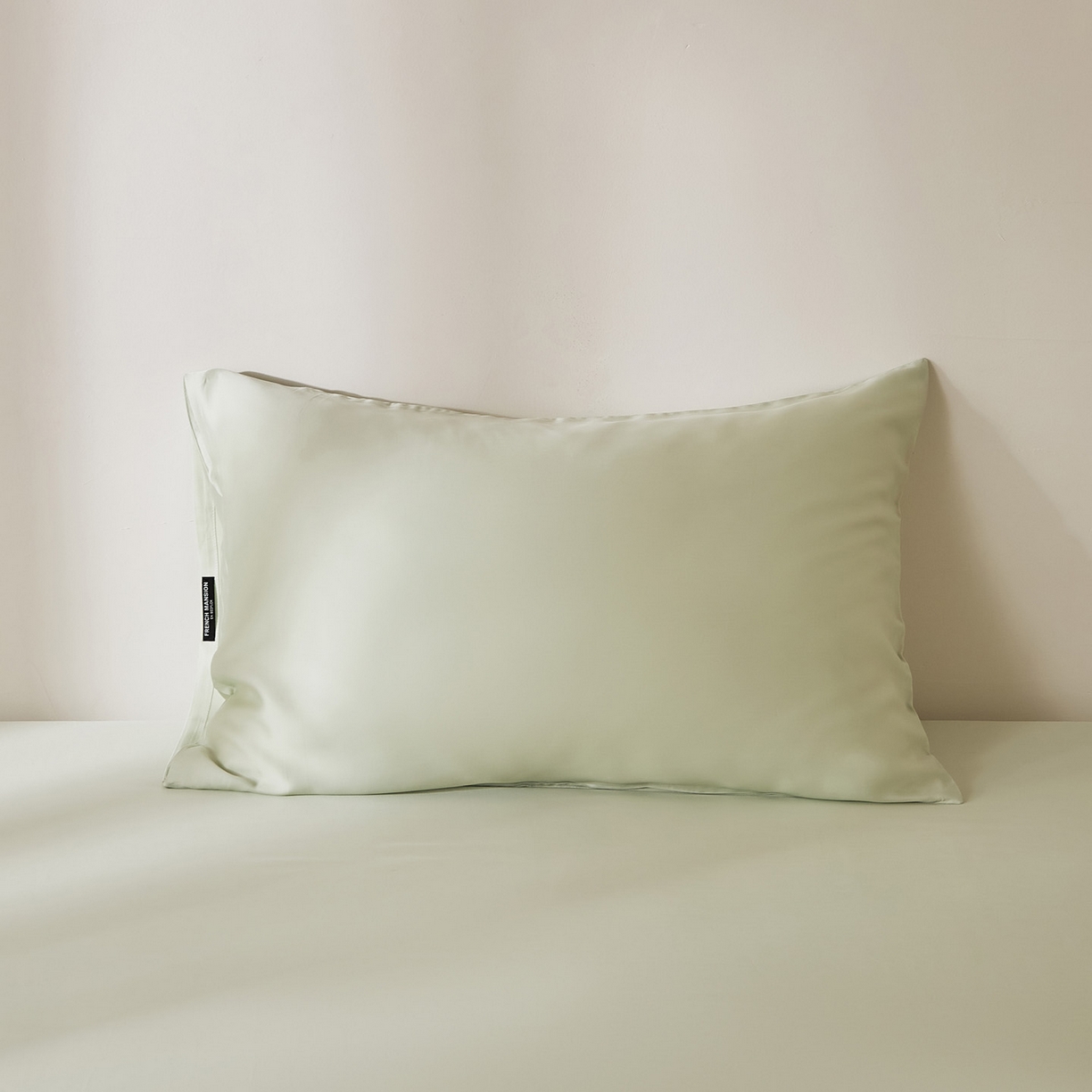 91家纺网 家纺一手货源 找家纺 EH家居 2026新款长绒棉安缦之境单品系列单枕套 AA版-安缦之境-烟雨青