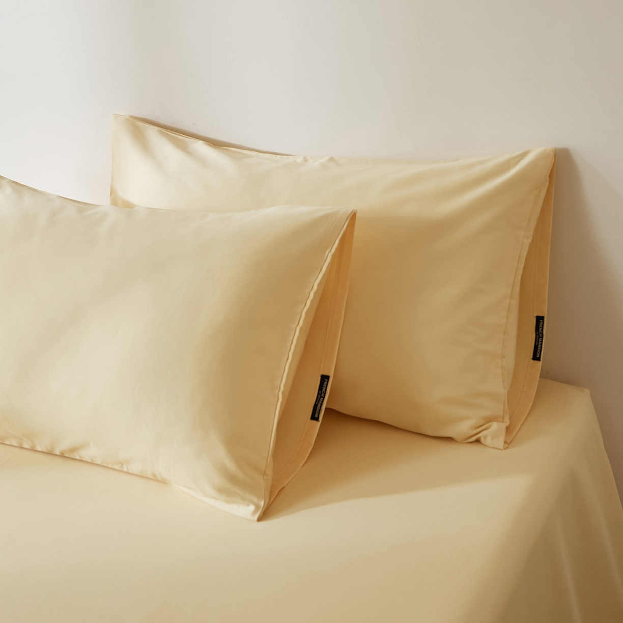 EH家居 2026新款长绒棉安缦之境单品系列单枕套 AA版-安缦之境-奶盖黄