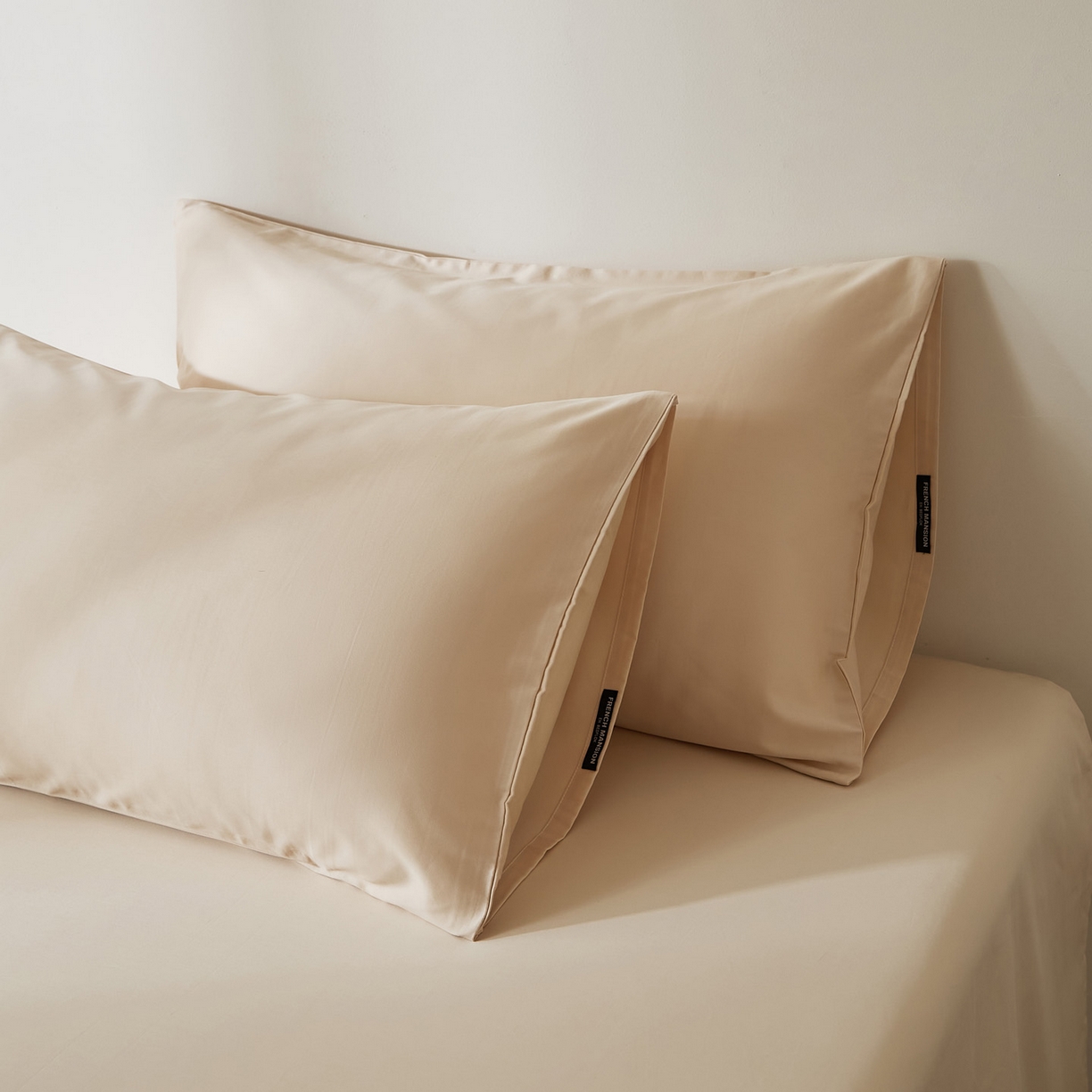 EH家居 2026新款长绒棉安缦之境单品系列单枕套 AA版-安缦之境-浅香槟色