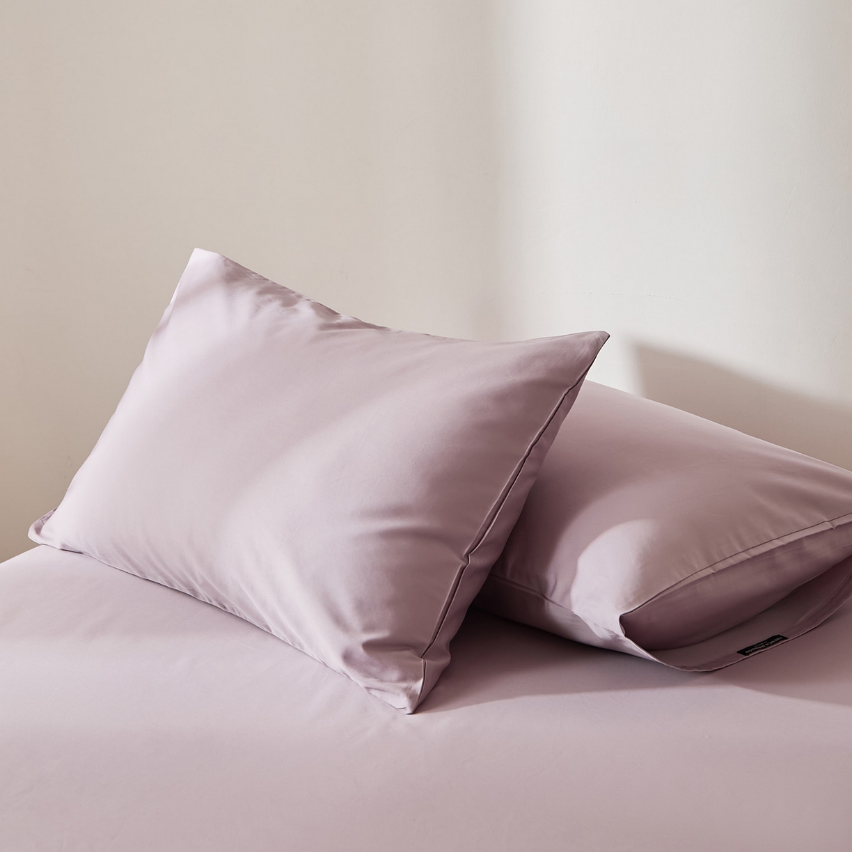 91家纺网 家纺一手货源 找家纺 EH家居 2026新款长绒棉安缦之境单品系列单枕套 AA版-安缦之境-暮藤紫